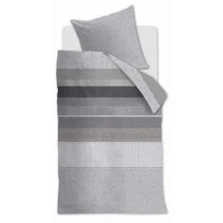 Beddinghouse Bodhi Bettwäsche Aus Mako-Satin - 135x200 / 80x80 Cm - Schwarz