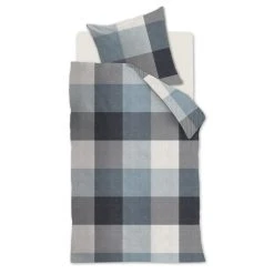 Beddinghouse Jim Bettwäsche-Set - 155x220 / 80x80 Cm - Blau