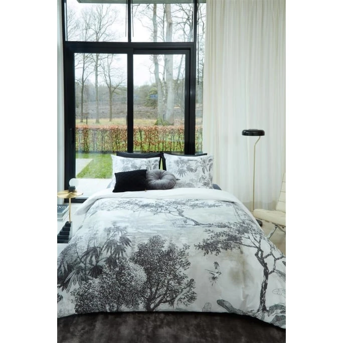 Beddinghouse Brazil Bettwäsche-Set - 155x220 / 80x80 Cm - Schwarz Weiß 5 Beddinghouse Brazil Bettwäsche-Set - 155x220 / 80x80 Cm - Schwarz Weiß – Bild 3