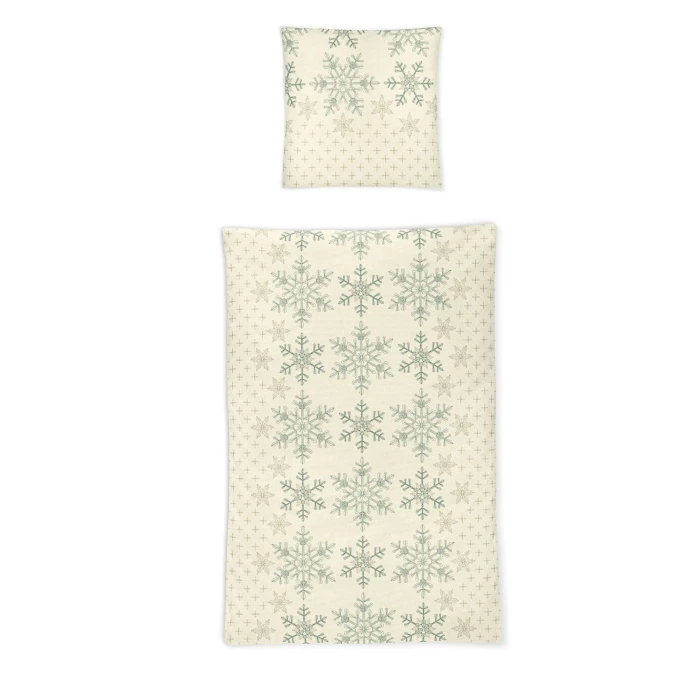 IRISETTE DAVOS 8007 BIBER-BETTWÄSCHE - 135x200 / 80x80 Cm - Farn 3 IRISETTE DAVOS 8007 BIBER-BETTWÄSCHE - 135x200 / 80x80 Cm - Farn