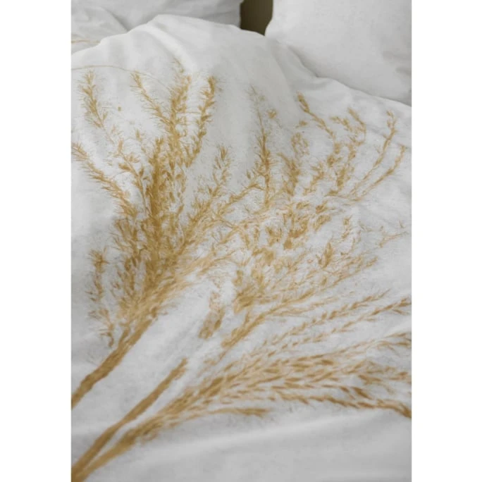 Södahl Grass Bio Bettwäsche-Set - 135x200 / 80x80 Cm - Mustard 7 Södahl Grass Bio Bettwäsche-Set - 135x200 / 80x80 Cm - Mustard – Bild 5