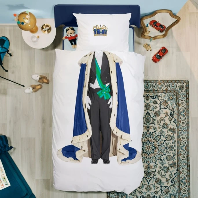 SNURK King Bettwäsche-Set - 135x200 / 80x80 Cm - Weiß 5 SNURK King Bettwäsche-Set - 135x200 / 80x80 Cm - Weiß – Bild 3