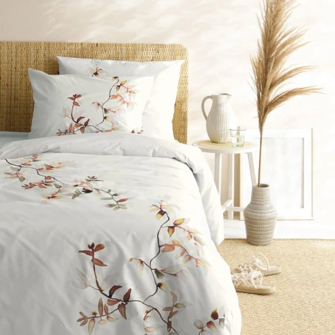 Cinderella Malus Bettwäsche-Set Aus Baumwoll-Satin - 135x200 / 80x80 Cm - White 4 Cinderella Malus Bettwäsche-Set Aus Baumwoll-Satin - 135x200 / 80x80 Cm - White – Bild 2