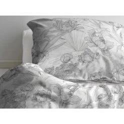 Södahl Foliage Bio Bettwäsche-Set - 135x200 / 80x80 Cm - Grey -Moooi Shop unnamed file 1410