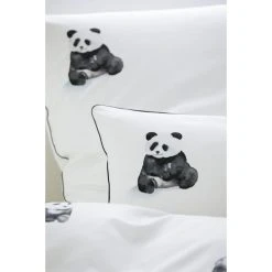 Elegante Panda Bear Bettwäsche - 155x220 / 80x80 Cm - Weiss 11 Elegante Panda Bear Bettwäsche - 155x220 / 80x80 Cm - Weiss -Moooi Shop unnamed file 1424