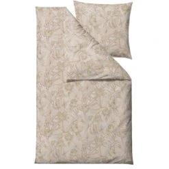 Södahl Foliage Bio Bettwäsche-Set - 155x220 / 80x80 Cm - Terracotta