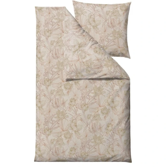 Södahl Foliage Bio Bettwäsche-Set - 155x220 / 80x80 Cm - Terracotta 3 Södahl Foliage Bio Bettwäsche-Set - 155x220 / 80x80 Cm - Terracotta