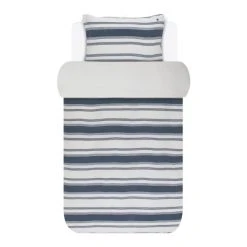 Marc O'Polo Osi Bettwäsche-Garnitur Mit Leinen-Anteil - 135x200 / 80x80 Cm - Blue