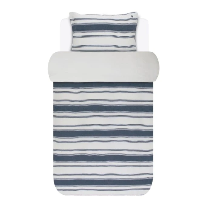 Marc O'Polo Osi Bettwäsche-Garnitur Mit Leinen-Anteil - 135x200 / 80x80 Cm - Blue 3 Marc O'Polo Osi Bettwäsche-Garnitur Mit Leinen-Anteil - 135x200 / 80x80 Cm - Blue