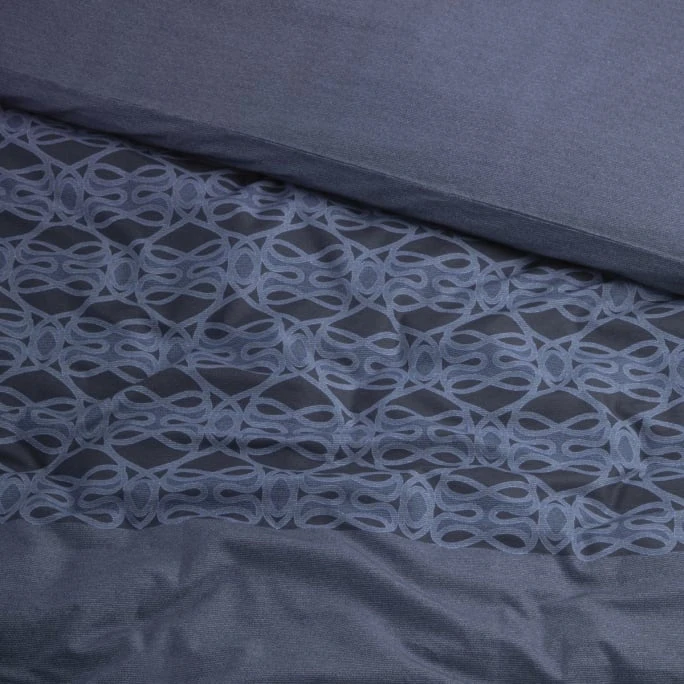 Damai Basha Bettwäsche-Set Aus Bio-Baumwolle - 135x200 / 80x80 Cm - Indigo 5 Damai Basha Bettwäsche-Set Aus Bio-Baumwolle - 135x200 / 80x80 Cm - Indigo – Bild 3