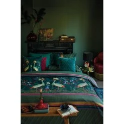 Pip Studio Birds In A Row Bettwäsche-Set - 135x200 / 80x80 Cm - Grün -Moooi Shop unnamed file 1488
