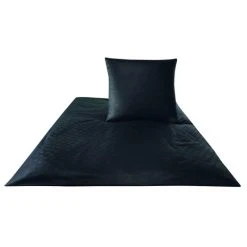 JOOP! Cornflower Bettwäsche Aus Mako-Satin - 240x220 / 2x80x80 Cm - Schwarz