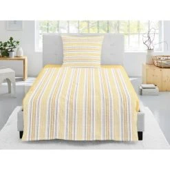 Irisette CALYPSO 8074 Seersucker Bettwäsche - 155x200 / 80x80 Cm - Gelb 5 Irisette CALYPSO 8074 Seersucker Bettwäsche - 155x200 / 80x80 Cm - Gelb -Moooi Shop unnamed file 151