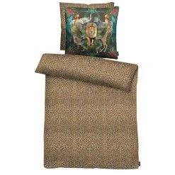 Apelt Alfred Bettwäsche-Set Aus Satin - 140x200 / 70x90 (AT) Cm - Brauntöne/bunt