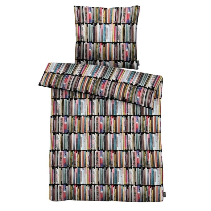 Apelt Ben Bettwäsche-Set Aus Satin - 155x220 / 80x80 Cm - Schwarz/bunt 3 Apelt Ben Bettwäsche-Set Aus Satin - 155x220 / 80x80 Cm - Schwarz/bunt