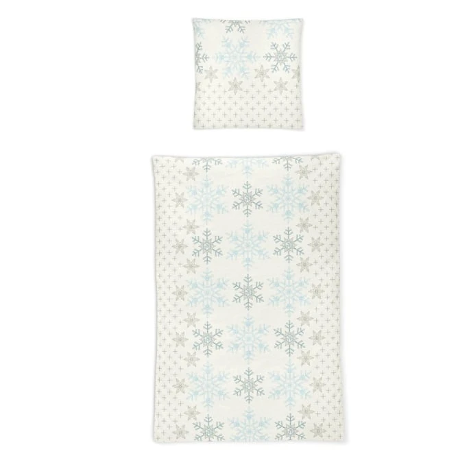 IRISETTE DAVOS 8007 BIBER-BETTWÄSCHE - 155x200 / 80x80 Cm - Eis 3 IRISETTE DAVOS 8007 BIBER-BETTWÄSCHE - 155x200 / 80x80 Cm - Eis