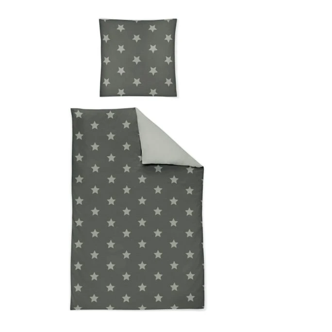 IRISETTE DUBLIN 8025 BIBER-BETTWÄSCHE - 155x200 / 80x80 Cm - Graphit 3 IRISETTE DUBLIN 8025 BIBER-BETTWÄSCHE - 155x200 / 80x80 Cm - Graphit