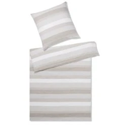 Elegante Delight Bettwäsche Aus Halbleinen - 200x220 / 2x40x80 Cm - Sand