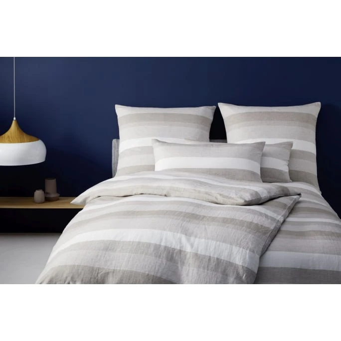 Elegante Delight Bettwäsche Aus Halbleinen - 200x220 / 2x40x80 Cm - Sand 4 Elegante Delight Bettwäsche Aus Halbleinen - 200x220 / 2x40x80 Cm - Sand – Bild 2