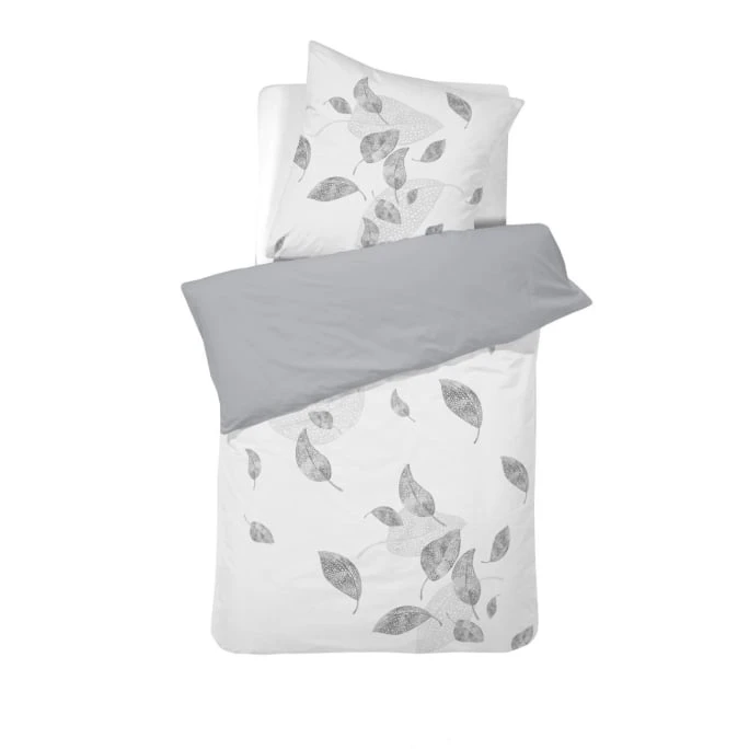 Cinderella Carly Satin Wendebettwäsche-Set - 135x200 / 80x80 Cm - Grey 3 Cinderella Carly Satin Wendebettwäsche-Set - 135x200 / 80x80 Cm - Grey