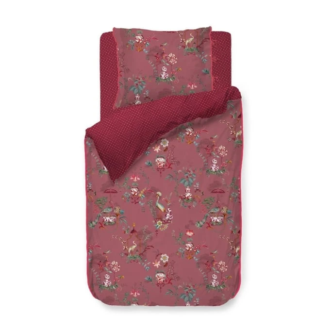 Pip Studio Chinese Porcelain Bettwäsche-Set - 135x200 / 80x80 Cm - Rosa 3 Pip Studio Chinese Porcelain Bettwäsche-Set - 135x200 / 80x80 Cm - Rosa