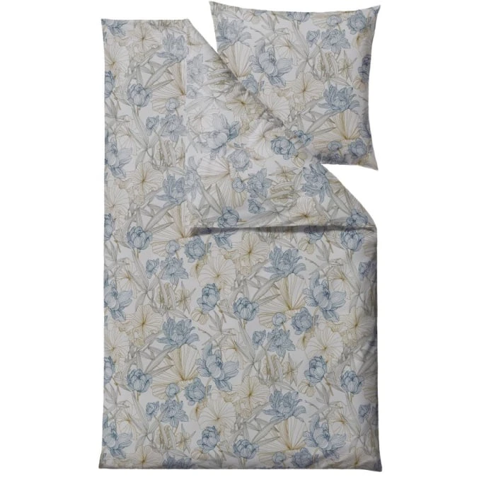 Södahl Foliage Bio Bettwäsche-Set - 135x200 / 80x80 Cm - Indigo 3 Södahl Foliage Bio Bettwäsche-Set - 135x200 / 80x80 Cm - Indigo