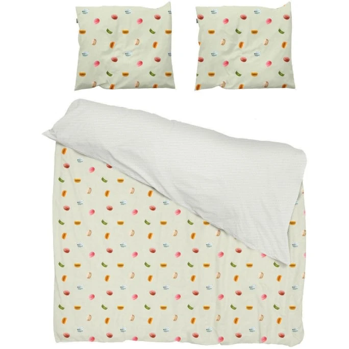 SNURK Macarons Bettwäsche-Set - 135x200 / 80x80 Cm - Green 4 SNURK Macarons Bettwäsche-Set - 135x200 / 80x80 Cm - Green – Bild 2