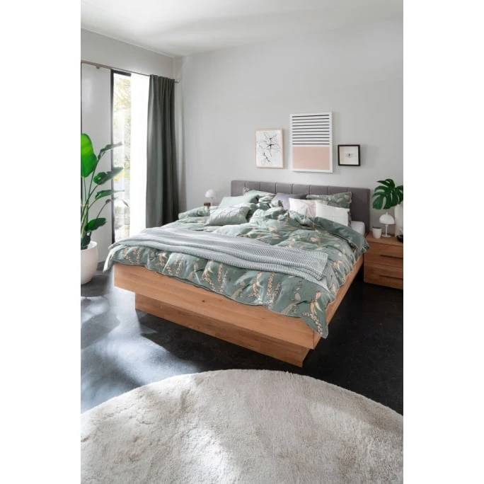 Schöner Wohnen Grainfield Bettwäsche-Set - 135x200 / 80x80 Cm - Salbei 6 Schöner Wohnen Grainfield Bettwäsche-Set - 135x200 / 80x80 Cm - Salbei – Bild 4