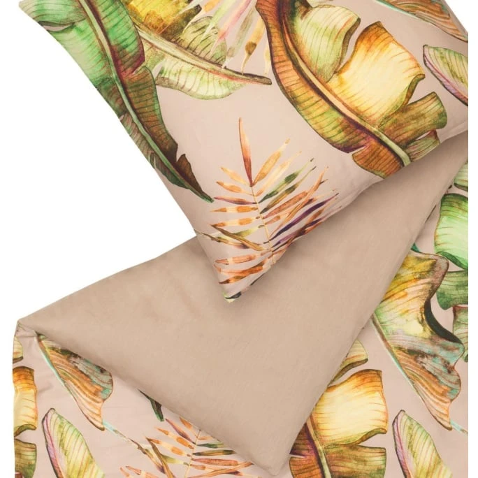 Schöner Wohnen Jungle Mood Bettwäsche-Set - 135x200 / 80x80 Cm - Nude 5 Schöner Wohnen Jungle Mood Bettwäsche-Set - 135x200 / 80x80 Cm - Nude – Bild 3