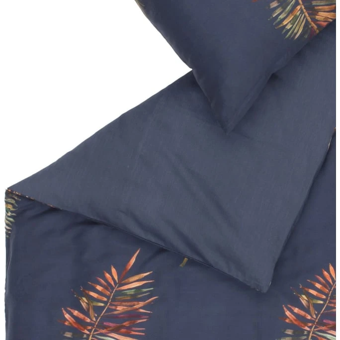 Schöner Wohnen Jungle Mood Bettwäsche-Set - 135x200 / 80x80 Cm - Navy 4 Schöner Wohnen Jungle Mood Bettwäsche-Set - 135x200 / 80x80 Cm - Navy – Bild 2