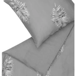 Schöner Wohnen Jungle Leaves Bettwäsche-Set - 155x220 / 80x80 Cm - Grau -Moooi Shop unnamed file 1684