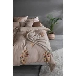 Schöner Wohnen Jungle Leaves Bettwäsche-Set - 135x200 / 80x80 Cm - Nude -Moooi Shop unnamed file 1686