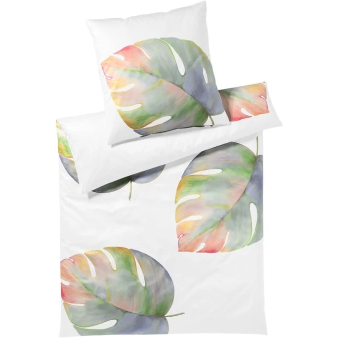 Elegante Splendid Bettwäsche-Set Aus Mako-Satin - 135x200 / 40x80 Cm - Weiß 3 Elegante Splendid Bettwäsche-Set Aus Mako-Satin - 135x200 / 40x80 Cm - Weiß