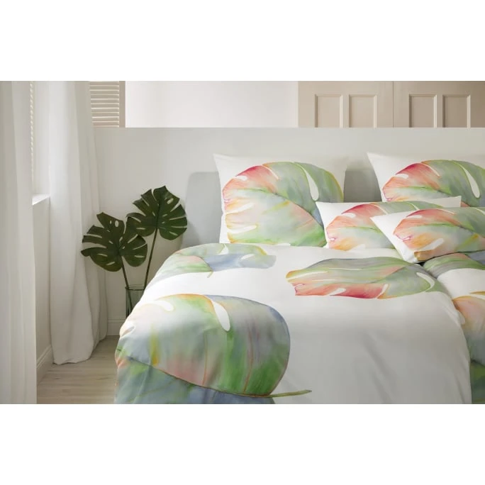 Elegante Splendid Bettwäsche-Set Aus Mako-Satin - 135x200 / 40x80 Cm - Weiß 5 Elegante Splendid Bettwäsche-Set Aus Mako-Satin - 135x200 / 40x80 Cm - Weiß – Bild 3