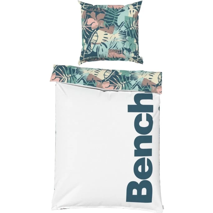 Bench Hawaii Bettwäsche-Set Aus Renforcé-Baumwolle - 155x220 / 80x80 Cm - Bunt 3 Bench Hawaii Bettwäsche-Set Aus Renforcé-Baumwolle - 155x220 / 80x80 Cm - Bunt
