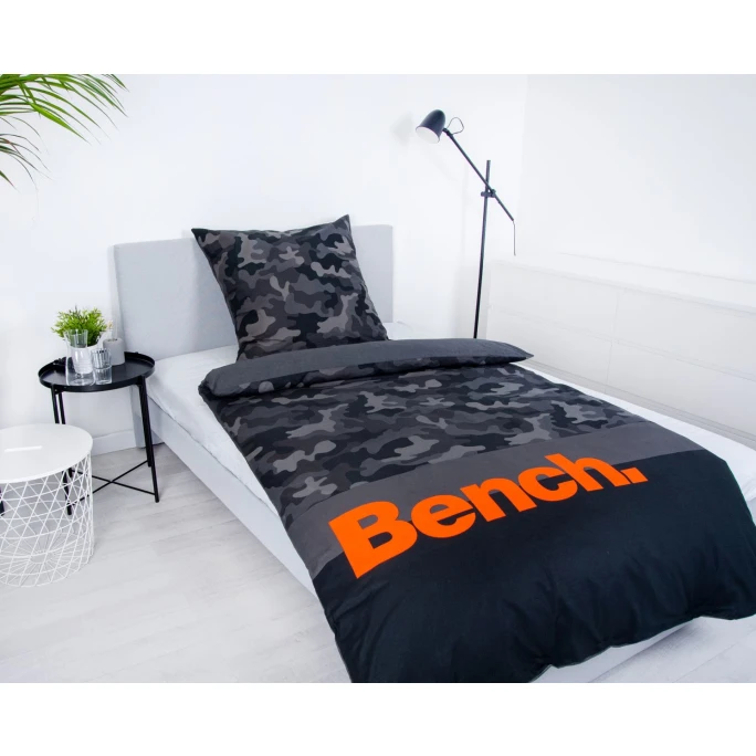 Bench Camouflage Bettwäsche-Set Aus Renforcé-Baumwolle - 155x220 / 80x80 Cm - Dunkelgrau 5 Bench Camouflage Bettwäsche-Set Aus Renforcé-Baumwolle - 155x220 / 80x80 Cm - Dunkelgrau – Bild 3