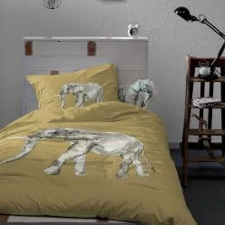 Damai Boone Bettwäsche-Set Aus Renforcé-Baumwolle - 135x200 / 80x80 Cm - Brown 10 Damai Boone Bettwäsche-Set Aus Renforcé-Baumwolle - 135x200 / 80x80 Cm - Brown -Moooi Shop unnamed file 1751