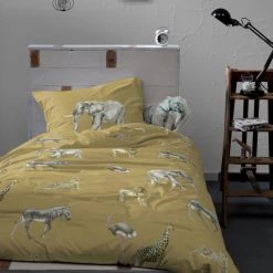 Damai Boone Bettwäsche-Set Aus Renforcé-Baumwolle - 135x200 / 80x80 Cm - Brown 11 Damai Boone Bettwäsche-Set Aus Renforcé-Baumwolle - 135x200 / 80x80 Cm - Brown -Moooi Shop unnamed file 1752