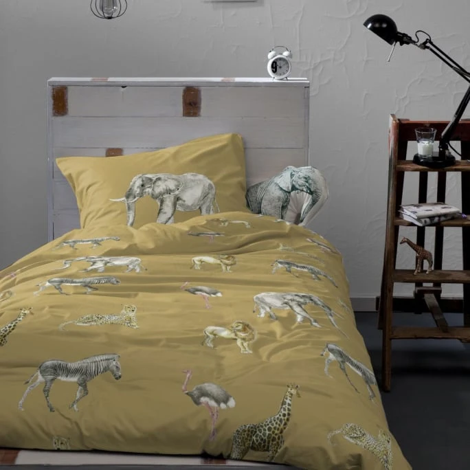 Damai Boone Bettwäsche-Set Aus Renforcé-Baumwolle - 135x200 / 80x80 Cm - Brown 6 Damai Boone Bettwäsche-Set Aus Renforcé-Baumwolle - 135x200 / 80x80 Cm - Brown – Bild 4