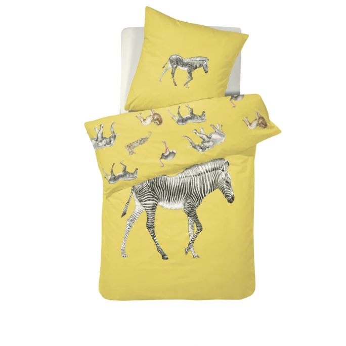 Damai Sonny Bettwäsche-Set Aus Renforcé-Baumwolle - 135x200 / 80x80 Cm - Yellow 3 Damai Sonny Bettwäsche-Set Aus Renforcé-Baumwolle - 135x200 / 80x80 Cm - Yellow