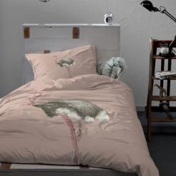 Damai Sloane Bettwäsche-Set Aus Renforcé-Baumwolle - 135x200 / 80x80 Cm - Pink 19 Damai Sloane Bettwäsche-Set Aus Renforcé-Baumwolle - 135x200 / 80x80 Cm - Pink -Moooi Shop unnamed file 1764