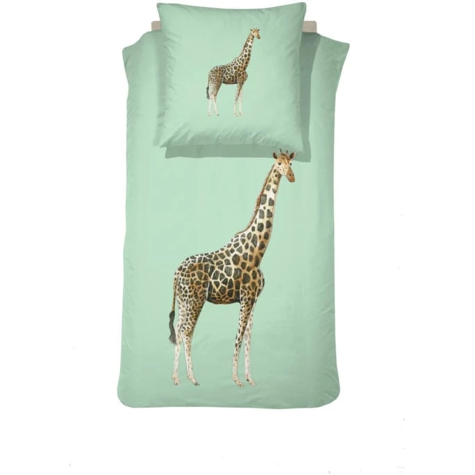 Damai Willa Bettwäsche-Set Aus Renforcé-Baumwolle - 135x200 / 80x80 Cm - Green 4 Damai Willa Bettwäsche-Set Aus Renforcé-Baumwolle - 135x200 / 80x80 Cm - Green – Bild 2