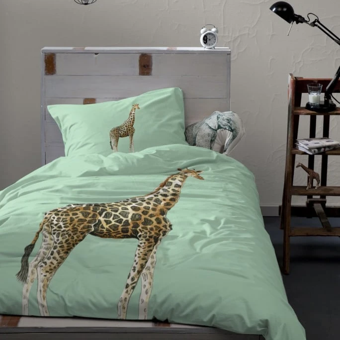 Damai Willa Bettwäsche-Set Aus Renforcé-Baumwolle - 135x200 / 80x80 Cm - Green 5 Damai Willa Bettwäsche-Set Aus Renforcé-Baumwolle - 135x200 / 80x80 Cm - Green – Bild 3