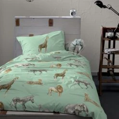 Damai Willa Bettwäsche-Set Aus Renforcé-Baumwolle - 135x200 / 80x80 Cm - Green 11 Damai Willa Bettwäsche-Set Aus Renforcé-Baumwolle - 135x200 / 80x80 Cm - Green -Moooi Shop unnamed file 1774