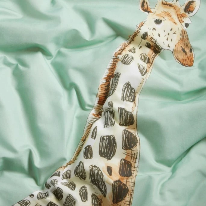 Damai Willa Bettwäsche-Set Aus Renforcé-Baumwolle - 135x200 / 80x80 Cm - Green 7 Damai Willa Bettwäsche-Set Aus Renforcé-Baumwolle - 135x200 / 80x80 Cm - Green – Bild 5