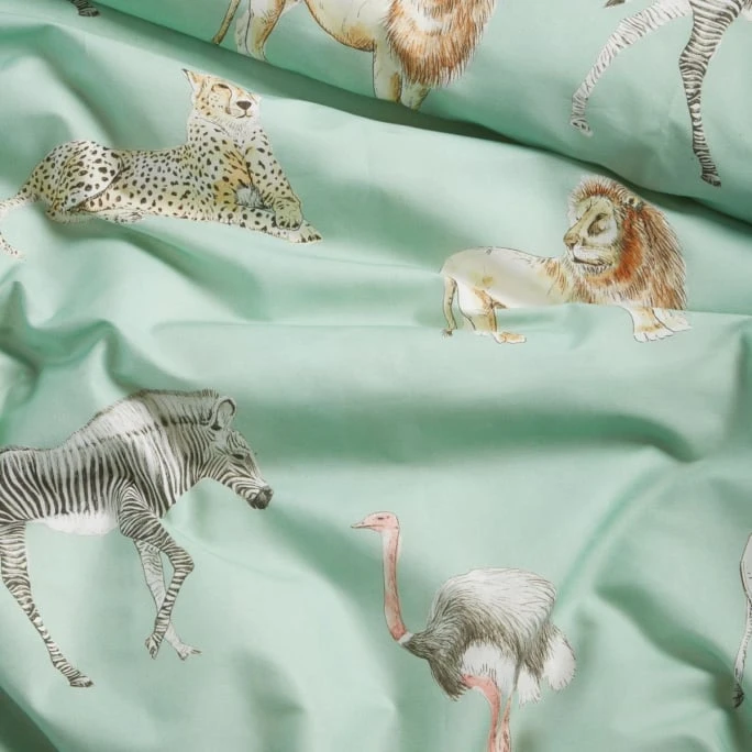Damai Willa Bettwäsche-Set Aus Renforcé-Baumwolle - 135x200 / 80x80 Cm - Green 8 Damai Willa Bettwäsche-Set Aus Renforcé-Baumwolle - 135x200 / 80x80 Cm - Green – Bild 6