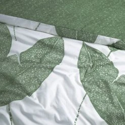 Damai Blade Bettwäsche-Set Aus Bio-Baumwolle - 155x220 / 80x80 Cm - Green -Moooi Shop unnamed file 1779