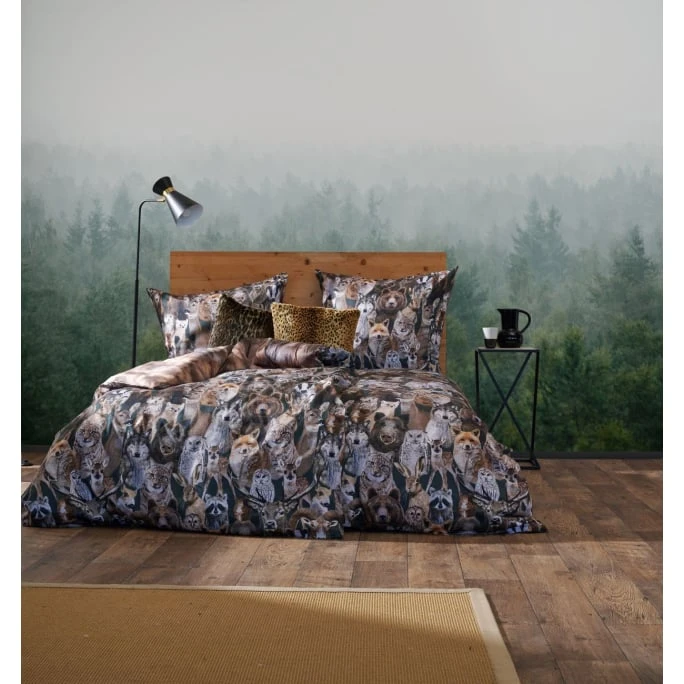 Apelt Winterwelt William GOTS Wendebettwäsche-Set Aus Satin - 155x220 / 80x80 Cm - Braun 4 Apelt Winterwelt William GOTS Wendebettwäsche-Set Aus Satin - 155x220 / 80x80 Cm - Braun – Bild 2