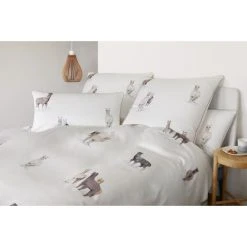 Elegante Alpaka Bettwäsche-Set Aus Mako-Satin - 135x200 / 40x80 Cm - Weiß 7 Elegante Alpaka Bettwäsche-Set Aus Mako-Satin - 135x200 / 40x80 Cm - Weiß -Moooi Shop unnamed file 1794