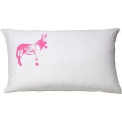 Elegante Esel Bettwäsche-Set Aus Halbleinen - 135x200 / 40x80 Cm - Weiß-pink 9 Elegante Esel Bettwäsche-Set Aus Halbleinen - 135x200 / 40x80 Cm - Weiß-pink -Moooi Shop unnamed file 1818